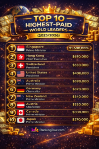 Top 10 Highest-Paid World Leaders