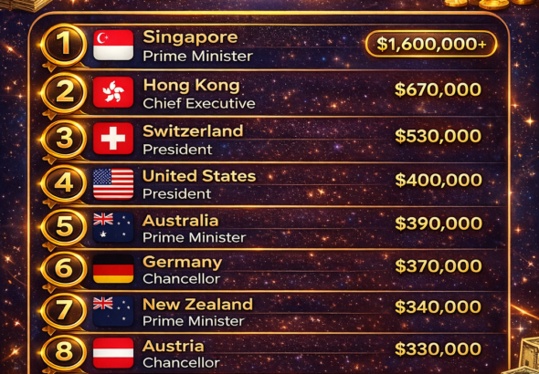Top 10 Highest-Paid World Leaders