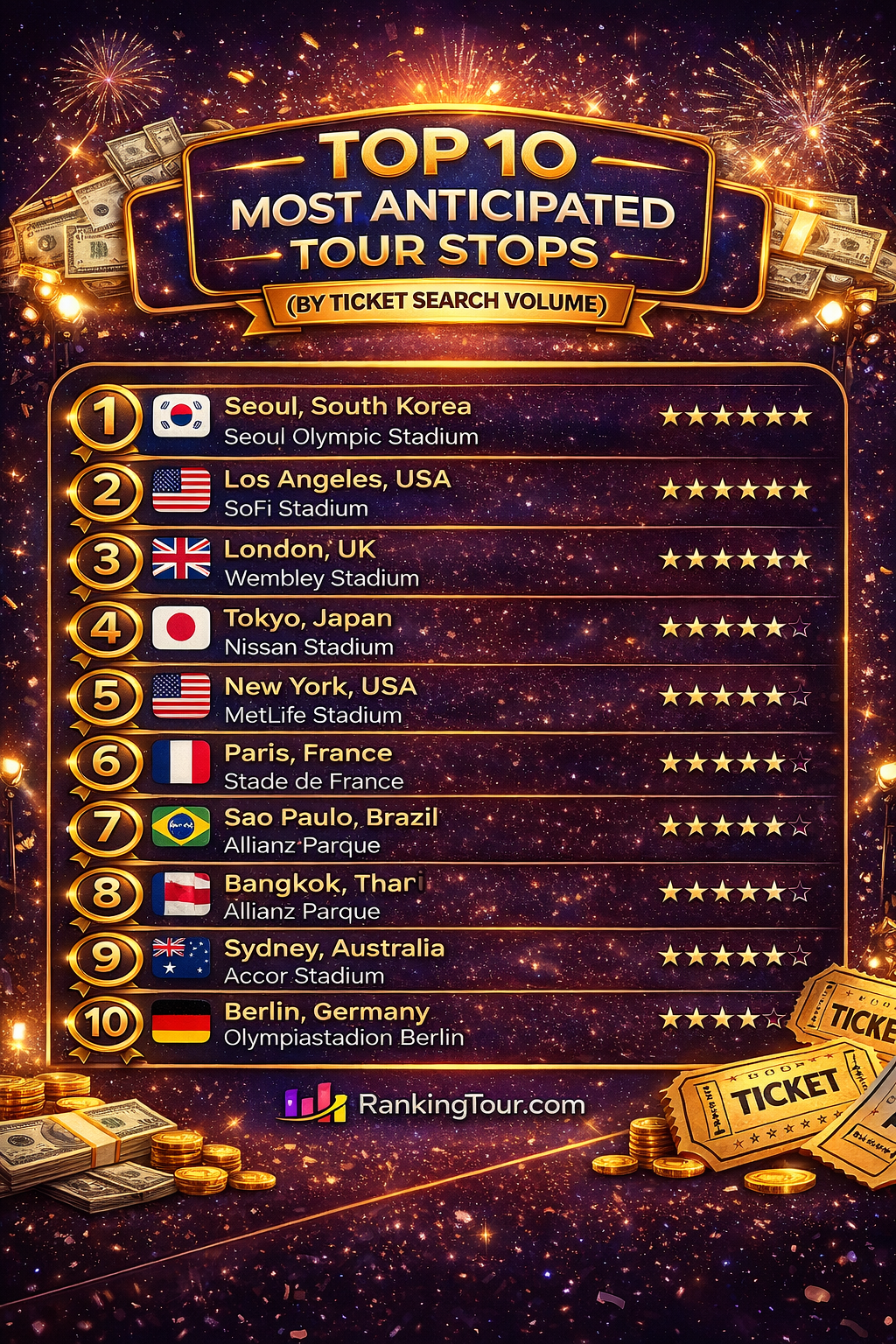 BTS World Tour 2026: Top 10 Most Anticipated Cities and Tour Highlights