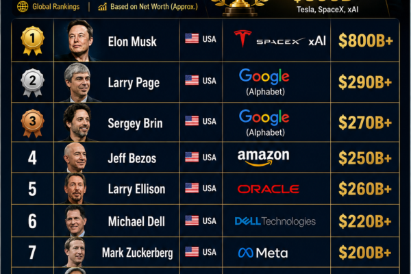 Top 10 Richest People in the World (2026)