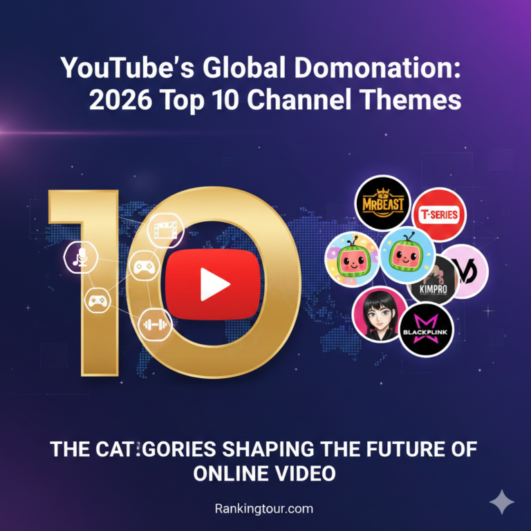 Top 10 YouTube Themes by Subscriber Count (2026)