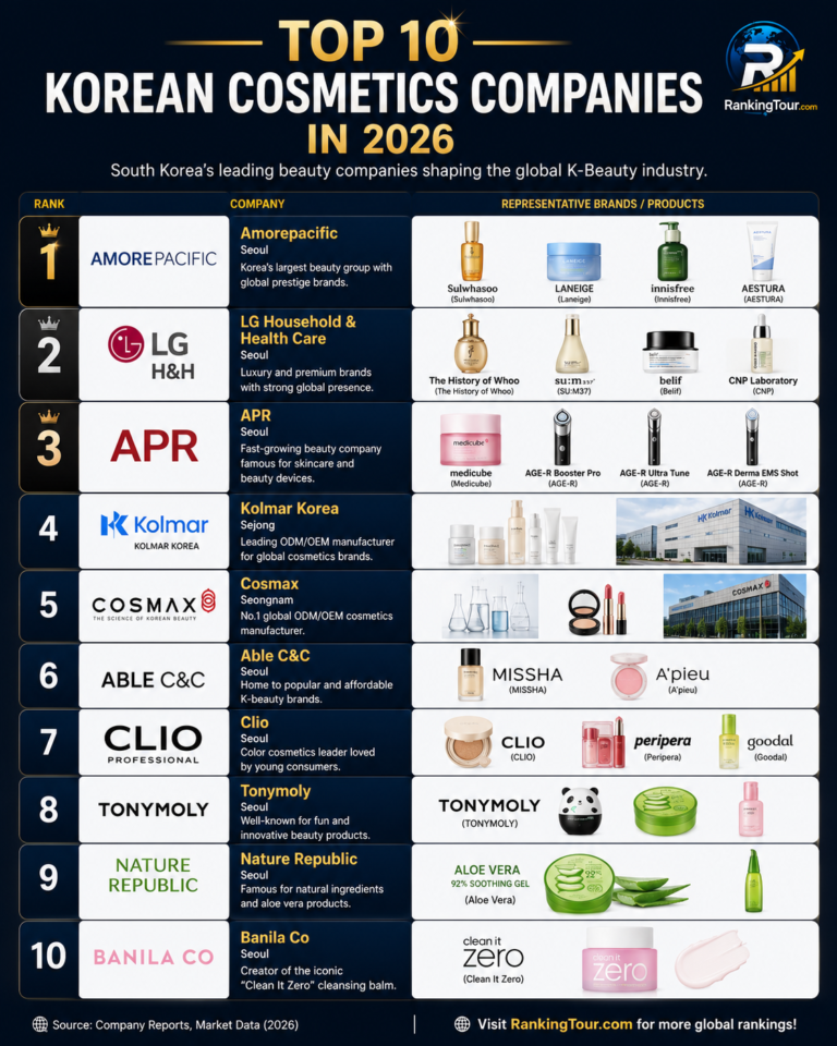 Top 10 Korean Cosmetics Companies in 2026