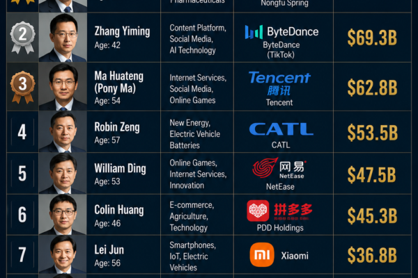 Top 10 Richest People in China (2026 Billionaire Ranking)