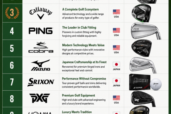 Top 10 Golf Brands in the World (2026)