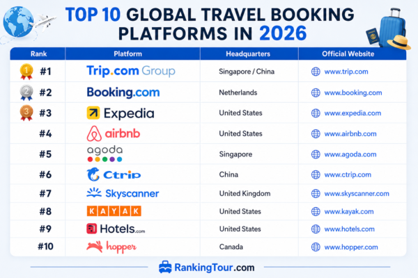 Top 10 Global Travel Booking Platforms in 2026