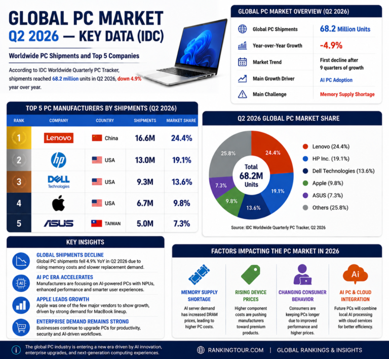 Global PC market Q2 2026 overview