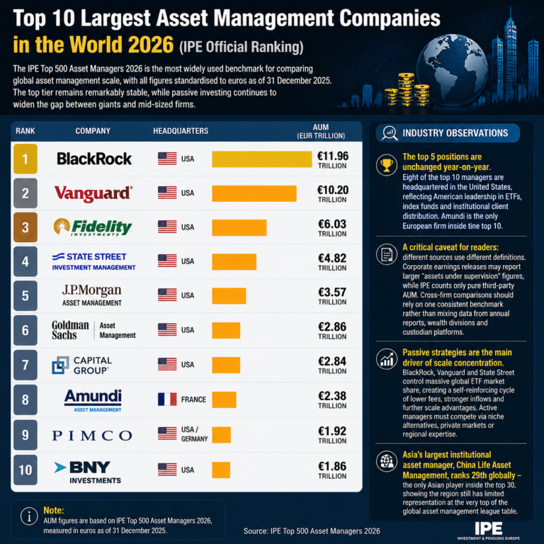 Top 10 Asset Managers Worldwide 2026